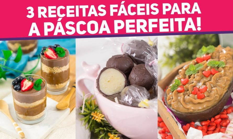 3 RECEITAS fáceis para presentear ou VENDER na PÁSCOA!